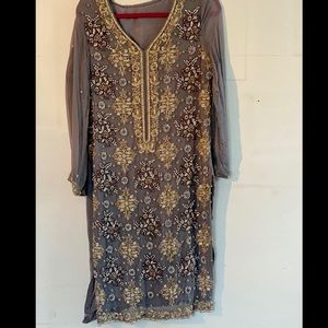 Grey Pakistani/Indian Suit